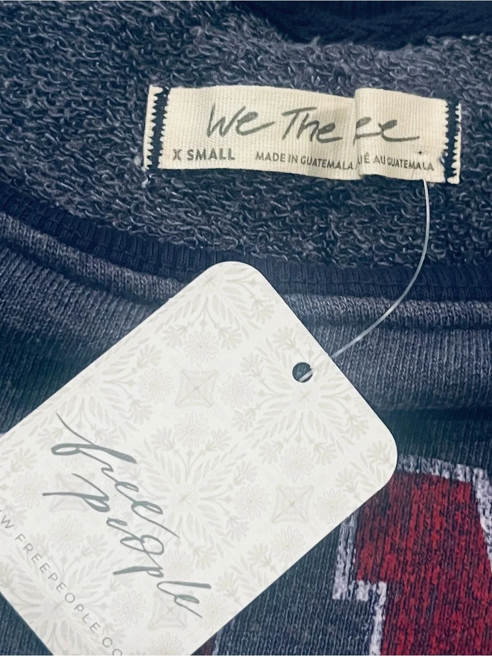 NWT Free People Sydney Graphic Camden Sweatshirt